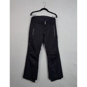 Moosejaw Snow Pants Womens 4 Black Elliott Insulated Winter Adjustable Bootcut
